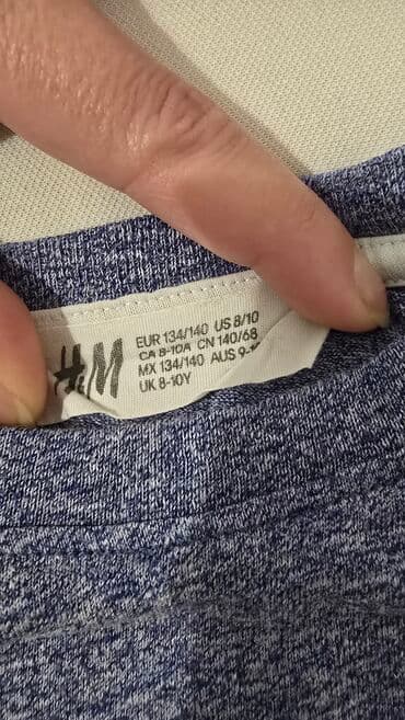 Okrugli izrez, Kratak rukav, 134-140 — 2