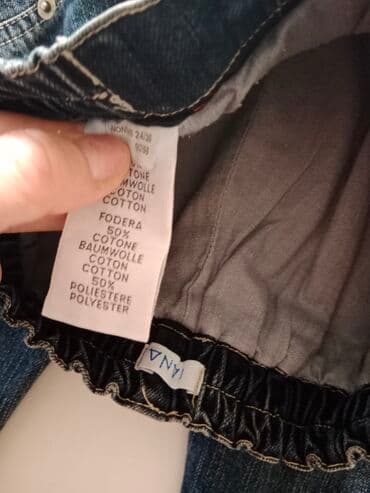 carape 100 dena: IANA italijanske original farmerke za decu Veličina 24/36 mes 92/98 cm — 2