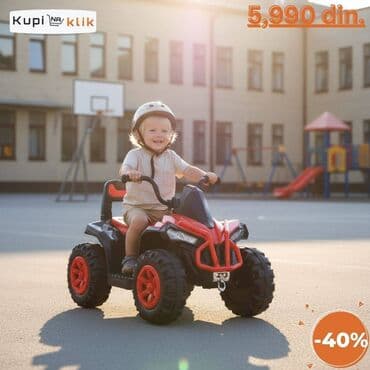 Igračke: Dečiji električni kvad – 4 točka - Model sa robusnim terenskim — 6