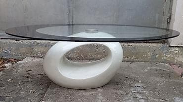 SIM kartice: Stakleni klub stolic. Dimenzije; 120cm dužina, 70cm širina, 40cm — 2