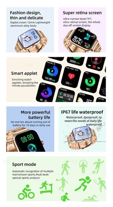 zlatne minđuše cena: Smart watch, Unisex — 18