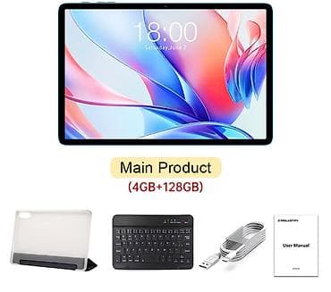 stara tastatura: Tablet 10.1" (24,2 x 16,1 cm), tanak i lagan, plave boje Ključne — 2