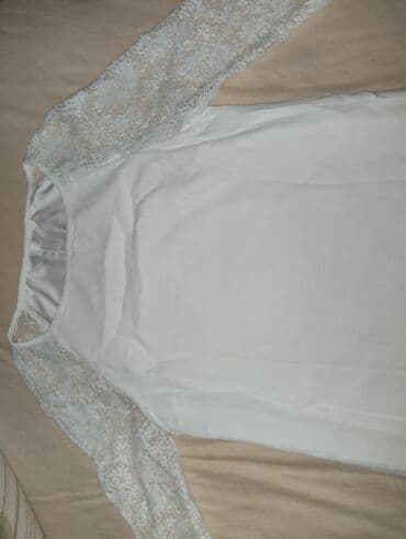 bela boho haljina: Kashtan M (EU 38), color - White, Evening, Short sleeves — 4