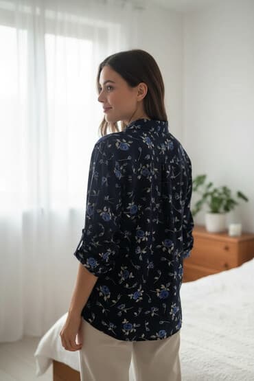 s oliver tunike: Letnja kosulja sa lastihom na rukavima i struku vel -S — 1