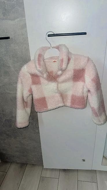 gps lokator za decu: Dečja jaknica – topla sherpa/plišana tekstura, kroj do struka — 2