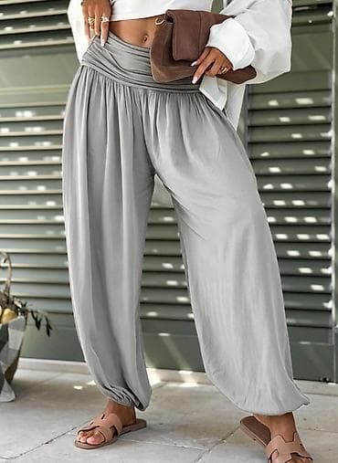 komplet sako i hlace: ✅Ženske široke pantalone sa naborima i širokim preklop-pojasom -✅1850 — 3