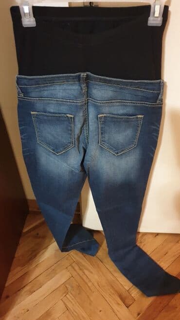 ledzend pantalone: Zara-trudnicke farmerke s-m--made in italy — 3
