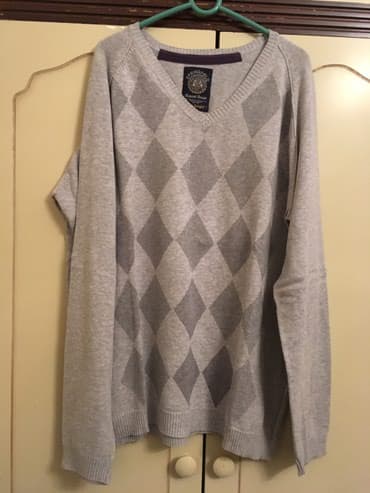 springfield jakne srbija: Original Springfield džemper, kao nov, 100% cotton, svetlo sivi sa — 2