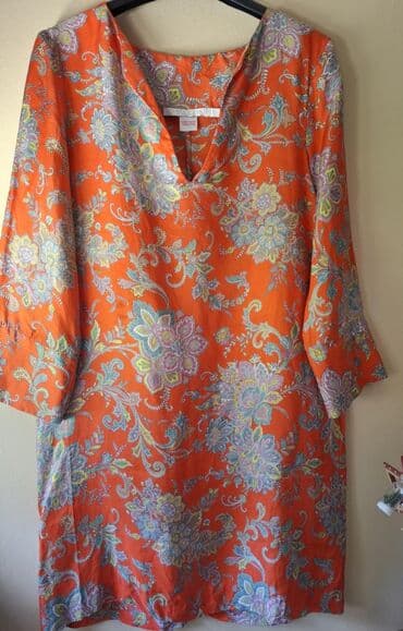 haljine c a: Zara M (EU 38), color - Multicolored, Cocktail, Other sleeves — 1
