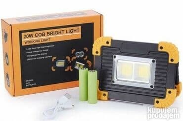 led rasveta nis: LED Reflektor 20W prenosni sa punjivim baterijama 1399 dinara Model — 1