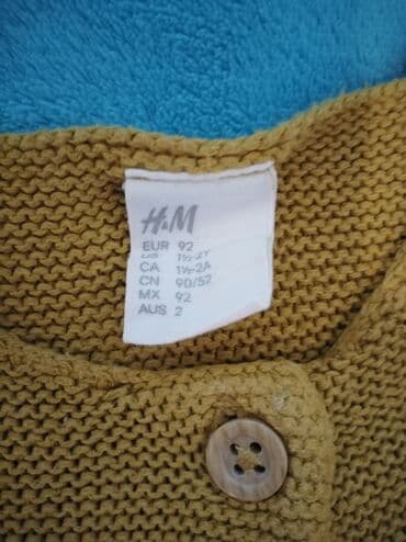 Ski odeća: H&M džemper za devojčice Veličina 92 cm 1,5-2 god Boja camel Cena — 5