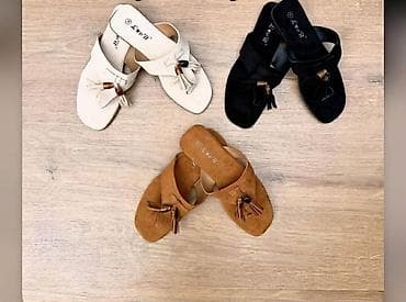 fila papuče: Ženske letnje obuće – elegantne slingback štikle i ravne papuče - — 2
