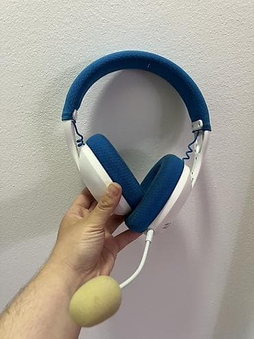 cellularline slusalice: Redragon gaming slušalice sa mikrofonom – bele školjke, plave — 3