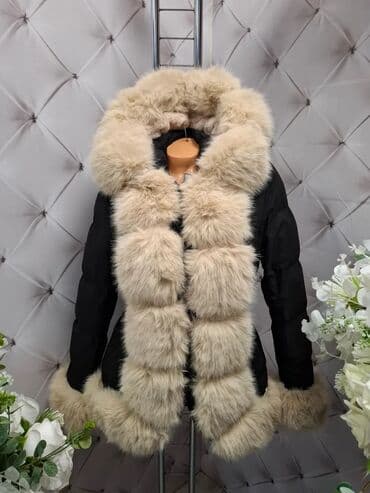 Sakoi: 9Fashion Woman, S (EU 36), Jednobojni, Sa postavom, Veštačko krzno — 1