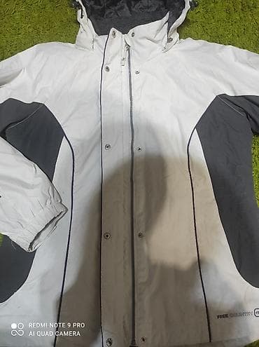 bela kapa: Jakna velicina L, bez tragova nosenja. Duzina 71 Rukavi mereno od — 9