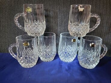 solje za caj: Solje univerzalne,kristal,led kristal Zajecar. 70te. Solje su — 5