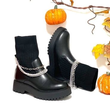 mokasine sa stiklom: Ankle boots, 38 — 2