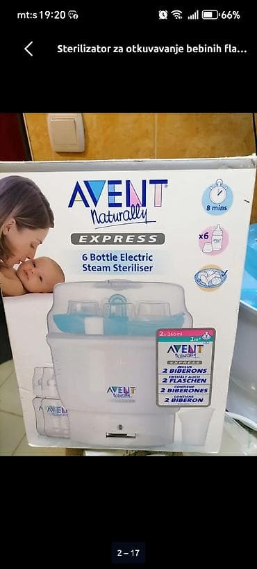 polovni miele usisivaci: Avent Naturally Express – električni parni sterilizator za flašice - — 3