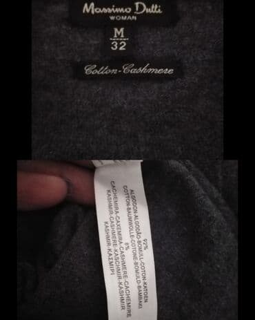 carpisa ženske torbe: Massimo Dutti, M (EU 38), Pamuk, bоја - Siva — 1