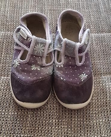 nike air max 3: Dečije platnene cipelice Bambi, veličina 27. - Ljubičaste sa cvetnim — 1