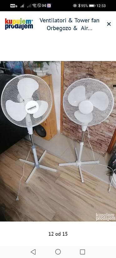 life ton a 3.3: Stojeći ventilatori – model FS40-12G (JERPE), 45 W, 230 V ~ 50 Hz — 5