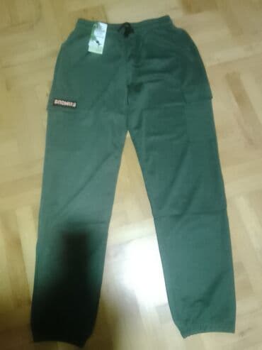 trenerke novi pazar: A-Dress, 2XL, Jednobojni, bоја - Maslinasto zelena — 2