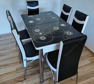 ormari za devojcice: 🎀ulepsajte vas dom.🎀 ➡️cena kompleta: sto + 6 stolica 230e+ dostava⬅️ — 1