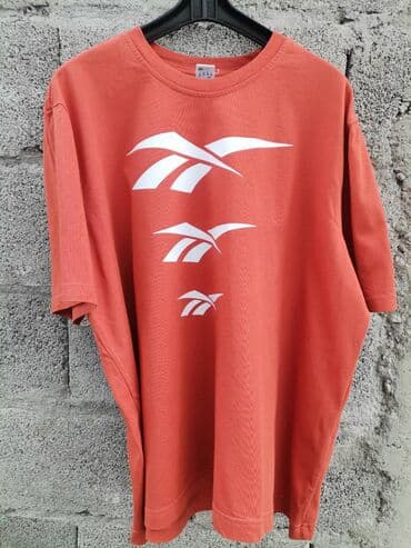 Women's T-shirts and tops: Reebok, XL, Cotton, color - Orange — 15