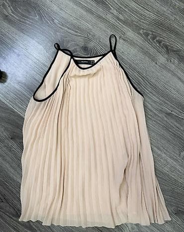 tn nike 38: HALLHUBER prelepa plisirana bluza, nežne puderaste nijanse, veličine — 5