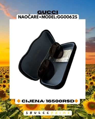 duks sa naocarima: Sunglasses, Gucci, color - Black — 1