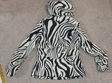 zebra tunika: Zara, S (EU 36), Leopard, krokodil, zebra, Bez postave — 2
