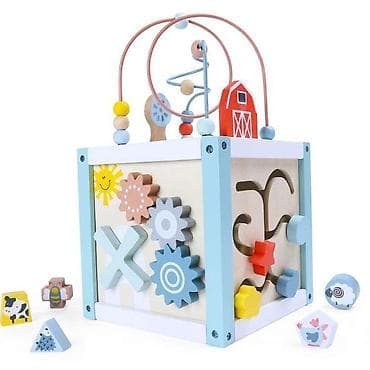 Other: DRVENA AKTIVITI/EDUKATIVNA KOCKa 5u1 – ECO TOYS Šifra proizvoda — 4