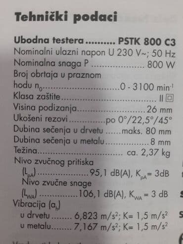 Električne ubodne testere: Nova samo probana kupljena u lidlu parkside 800w za sečenje drveta — 10