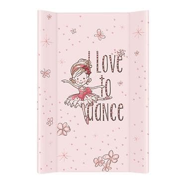 Ceba tvrda podloga za povijanje, 50x80 cm – model sa nežnim roze