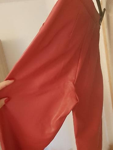 Ženska obuća: DILVIN ženske pantalone od eko kože - Model: uske (slim/skinny) — 6