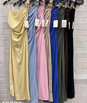 guess torba mala: Haljina duga sa tankim bretelama i asimetričnim gornjim delom. Model — 8