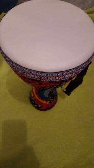 Gitare: Tarabuka novo. Djembe bubanj – šareni afrički stil - Tip: ručni — 4