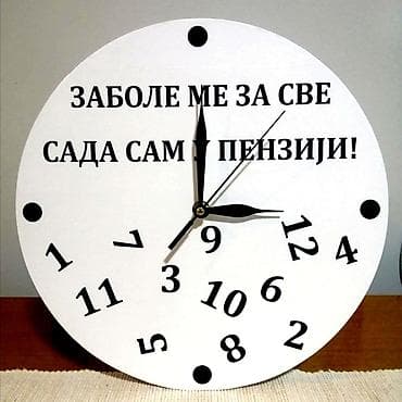 Rasveta: Zidni sat, Novo — 9