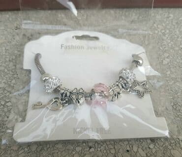 srebrna ogrlica sa krsticem: Charm bracelet — 6