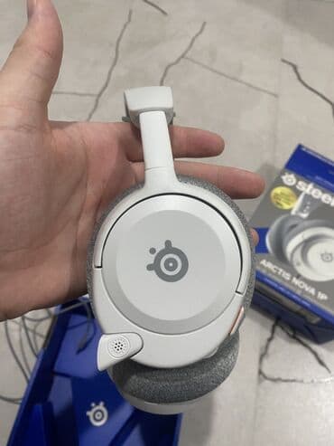 slušalice jednorog: SteelSeries Arctis Nova 1P gejmerske slušalice u beloj boji. Slušalice — 3