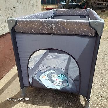 ormar puno drvo: Ograda za bebe, ocuvana vidi se na slikama, ograda ima dva nivoa — 3