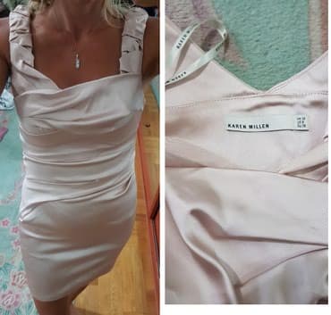 gepard obuca novi sad: Karen Millen - Prelepa original bez - roza haljina nezne boje — 1
