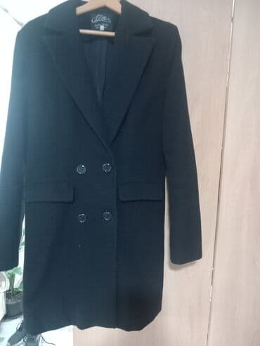 Women's Clothing: Ženski elegantni kaput – tamno crni - Brend: TZm, Bajina Bašta (Made — 1