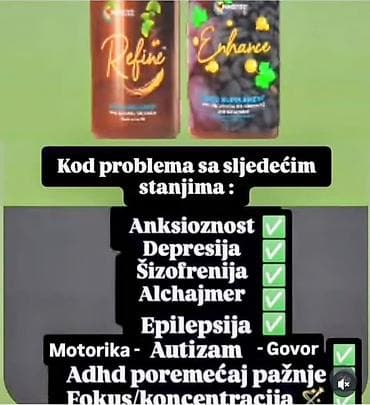 Lične stvari: **Enhance + Refine – tečni dodaci ishrani u kapima** Kombinacija dva — 8