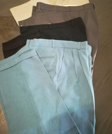 donji deo pidzame muski: Pantalone 2 kom sve za 500 din vel XL/XXL. Crne i plave na crtu. Crne — 2
