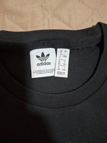 majice ispod sakoa: Adidas, L (EU 40), Cotton, color - Black — 2