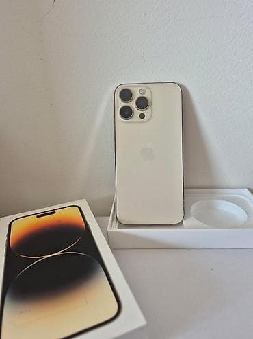 Apple iPhone: Na prodaju iPhone 14 Pro Max u Gold boji, 256GB memorije. Telefon je — 2