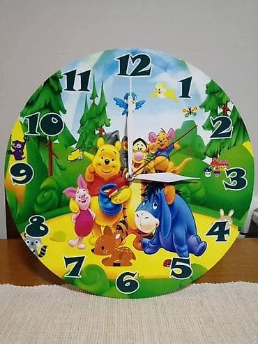 lezajevi forma ideale: Zidni satovi sa štampom po želji - Okrugli zidni satovi sa jasnim — 9