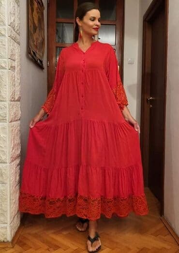 silikonski ulosci za grudi: Obim grudi 128cm
Duzina 135
Viskoza 100%
5100 din — 1