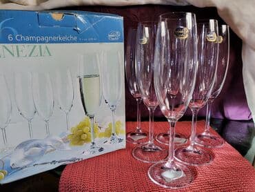 case za viski: Case nove Bohemija kristal,vintaz za vino. Komada 6 u ceni — 1